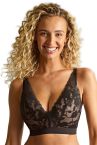 Panache Amour NW Padded Bralette -rintaliivit Black & Pecan-thumb Kaaritueton, topattu bralette muunneltavilla olkaimilla. 70-85 F-K 11145-BL-PE