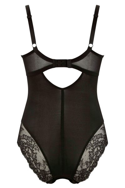 Panache Ana UW Plunge -body Black Kaarituettu ja toppaamaton plungebody. 60-85, D-J 9398-BLK