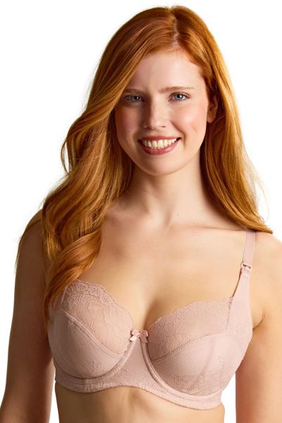Panache Ana UW Nursing -imetysrintaliivit - Vintage Kaarituettu ja toppaamaton imetysliivi avattavilla kupeilla. 65-90, D-M 9390-VIE