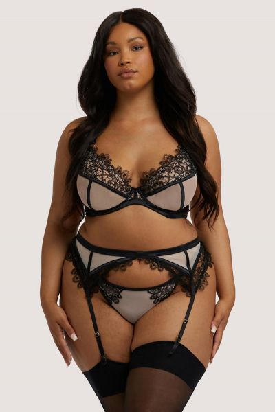  Anaise Racerback Balcony -rintaliivit Black Blush Kaarituettu, toppaamaton liivi näyttävällä pitsiselkämyksellä 70-100, D-K PP-3201B