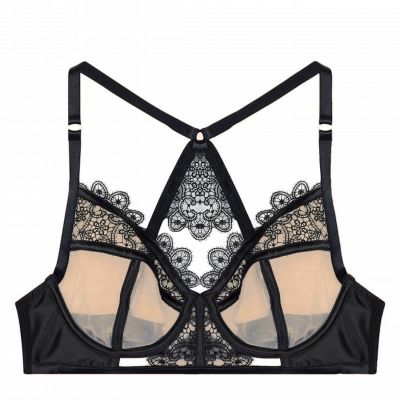 Anaise Racerback Balcony -rintaliivit Black Blush Kaarituettu, toppaamaton liivi näyttävällä pitsiselkämyksellä 70-100, D-K PP-3201B