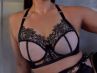  Anaise Racerback Balcony -rintaliivit Black Blush-thumb Kaarituettu, toppaamaton liivi näyttävällä pitsiselkämyksellä 70-100, D-K PP-3201B