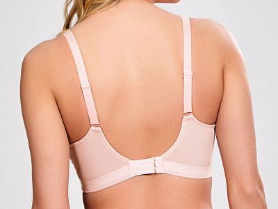 Panache Andorra Soft -kaarituettomat rintaliivit Soft Blush Kaarituettomat toppaamattomat rintaliivit joustopitsillä 60-90, D-J 5671-SOH