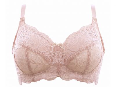 Panache Andorra Soft -kaarituettomat rintaliivit Soft Blush Kaarituettomat toppaamattomat rintaliivit joustopitsillä 60-90, D-J 5671-SOH