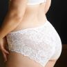 Plaisir Lingerie Annette-midialushousut - Whisper White-thumb Normaalikorkeat alushousut Annette-sarjaan. 40-54 402-5/WHI