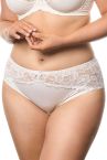 Plaisir Lingerie Annette-midialushousut - Whisper White-thumb Normaalikorkeat alushousut Annette-sarjaan. 40-54 402-5/WHI