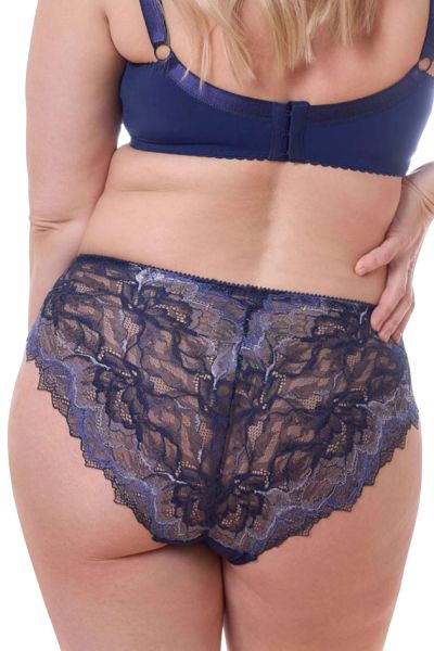 Plaisir Lingerie Annette-midialushousut - Silver Horizon Normaalikorkeat alushousut Annette-sarjaan. 40-52 402-17/HOZ