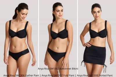 Panache Swimwear Anya Riva Full Cup -bikiniliivit musta  65-85 E-K SW1302-BLK