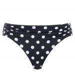 Anya Riva Spot Gather Pant -bikinihousut Navy & Vanilla