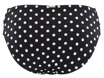 Panache Swimwear Anya Spot Gather Pant -bikinihousut musta-valkoinen  34-46 SW1019