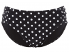 Panache Swimwear Anya Spot Gather Pant -bikinihousut musta-valkoinen-thumb  34-46 SW1019