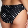 Panache Swimwear Anya Spot Gather Pant -bikinihousut musta-valkoinen-thumb  34-46 SW1019