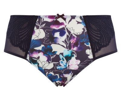 Sculptresse by Panache Arianna Full Brief -alushousut Damson Floral  40-50 10272-DAM