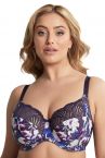Sculptresse by Panache Arianna Full Cup -rintaliivit Damson Floral-thumb Kaarituettu ja toppaamaton täyskuppiliivi 75-105, D-H 10275-DAM