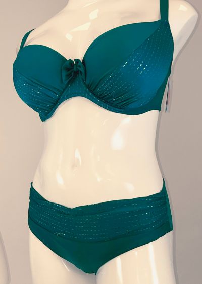 Ava Swimwear Miramar Midi bikinihousut Emerald  M-3XL SF-140/3