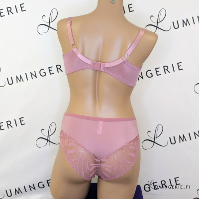 Ava Yasemin UW Semi Soft -rintaliivit Pink Peony Kaarituettu, puolitopattu liivi. 65-105, D-L AV2105-PIP