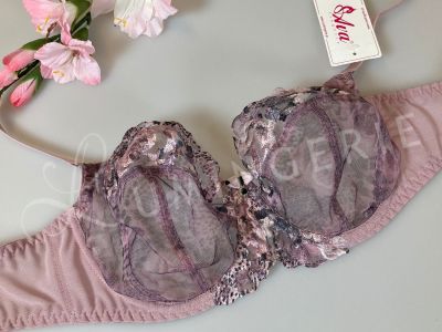 Ava Zoe Soft Side Support -rintaliivit Pink Mix Kaarituettu, nelipalainen toppaamaton balconette 70-100, D-L AV-1986-PIX