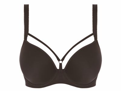 Freya Deco Awakening Plunge -rintaliivit musta Kaarituettu, syväänuurrettu plunge-malli, jossa saumattomat ja muotoonprässätyt kupit 60-85, D-J AA5330-BLK