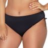 Ava Swimwear Basic Black Drawstring -nyöribikinihousut musta-thumb  S-3XL SF-13/2-BLK