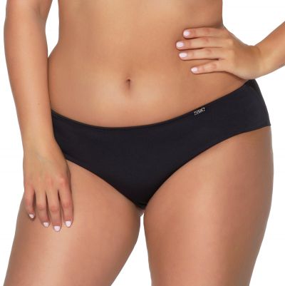 Ava Swimwear Basic Black Brazilian -bikinihousut musta  S-3XL SF-13/5-BLK