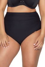 Basic Black High Waist korkeavyötäröiset bikinihousut musta