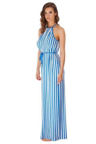 Freya Beach Hut -maksimekko Blue Moon Kesämekko solmittavalla vyöllä S-XL AS6799-BMN
