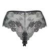Plaisir Lingerie Beate-pitsibrazilianhousut Black & Moss Green-thumb Joustopitsiset brazilianhousut. 42-52 2068-31/MSS