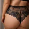 Plaisir Lingerie Beate-pitsibrazilianhousut Black & Moss Green-thumb Joustopitsiset brazilianhousut. 42-52 2068-31/MSS