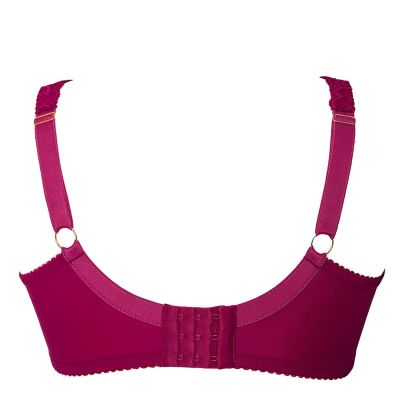 Plaisir Lingerie Beate UW Soft Full Cup -rintaliivit - Rose Kaarituettu, toppaamaton, joustopitsinen täyskuppiliivi. 80-110 D-H 619431-14/ROS