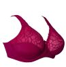 Plaisir Lingerie Beate UW Soft Full Cup -rintaliivit - Rose-thumb Kaarituettu, toppaamaton, joustopitsinen täyskuppiliivi. 80-110 D-H 619431-14/ROS