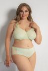 Plaisir Lingerie Beate Soft Full Cup -rintaliivit Amazonite-thumb Kaarituettu, toppaamaton, joustopitsinen täyskuppiliivi 80-110 D-H 619431-16/AMZ