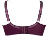 Plaisir Lingerie Beate Lux UW Soft Full Cup -rintaliivit Dark Cherry-thumb Kaarituettu, toppaamaton, joustopitsinen täyskuppiliivi. 80-110 D-H 619435-24/DRY