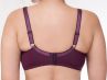 Plaisir Lingerie Beate Lux UW Soft Full Cup -rintaliivit Dark Cherry-thumb Kaarituettu, toppaamaton, joustopitsinen täyskuppiliivi. 80-110 D-H 619435-24/DRY