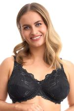 Beate Lux UW Soft Full Cup -rintaliivit Black & Moss Green