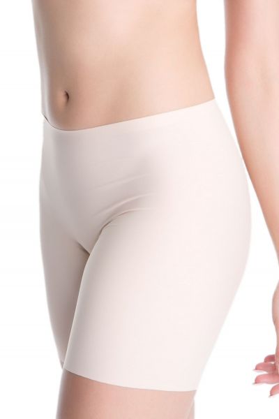 Julimex Lingerie Bermuda Comfort Panty lahkeelliset alushousut natural beige Normaalivyötäröiset lahkeelliset lähes saumattomat alushousut S-3XL BER-CMF-200/BEZ