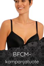 Undetected UW Moulded Demi -t-paitaliivit Black