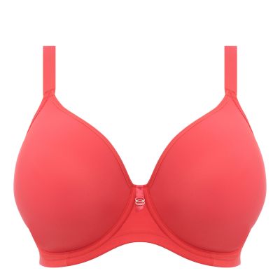 Elomi Bijou UW Moulded Plunge -rintaliivit Cayenne Kaarituettu t-paitaliivi saumattomilla, muotoonprässätyillä kupeilla 75-100, F-K EL8722-CYN