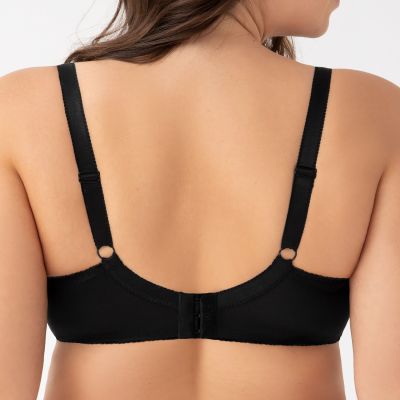 Gorsenia Blanka Semi Soft -rintaliivit Black Kaarituettu, puolitopattu 65-105, D-K K357-CZA