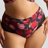 Sculptresse by Panache Bliss Deep Brief -alushousut Rose Print-thumb Alushousut avarilla jalanteillä ja braziliantyylisellä leikkauksella. L/40 - 5XL/50 10682A-ROSE