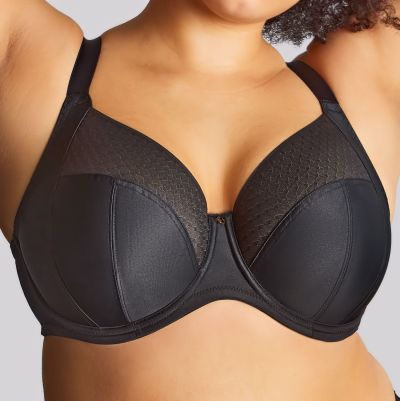 Sculptresse by Panache Bliss UW Full Cup -rintaliivit Noir Kaarituettu ja toppaamaton täyskuppinen liivi. 75-105, E-O 10685-NOIR