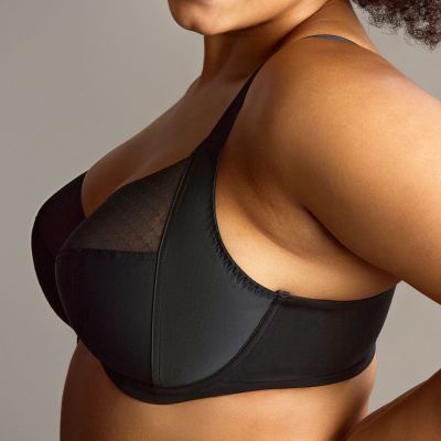 Sculptresse by Panache Bliss UW Full Cup -rintaliivit Noir Kaarituettu ja toppaamaton täyskuppinen liivi. 75-105, E-O 10685-NOIR