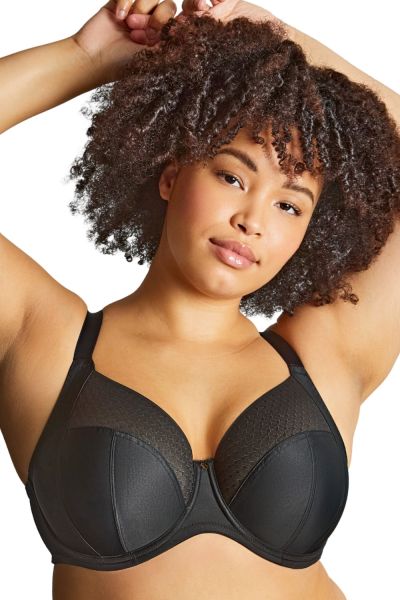 Sculptresse by Panache Bliss UW Full Cup -rintaliivit Noir Kaarituettu ja toppaamaton täyskuppinen liivi. 75-105, E-O 10685-NOIR