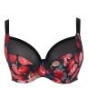 Sculptresse by Panache Bliss UW Full Cup -rintaliivit Rose Print-thumb Kaarituettu ja toppaamaton täyskuppinen liivi. 75-105, E-O 10685B-ROSE