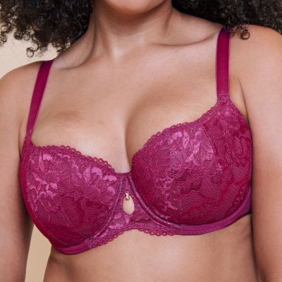 Curvy Kate Boost Sweetheart UW Padded Balcony -rintaliivit - Magenta Kaarituettu, topattu push up -balconette 65-100, D-M CK120106-MGP