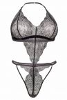 Plaisir Lingerie Boudoir-pitsibody musta-thumb  42/44 - 54/56 0165-1/BLK