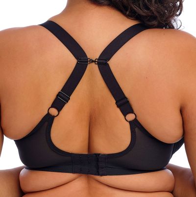 Elomi Brianna UW Padded Half Cup -rintaliivit Black Kaarituettu, topattu ns. puolikuppiliivi. 70-100, E-L EL8081-BLK