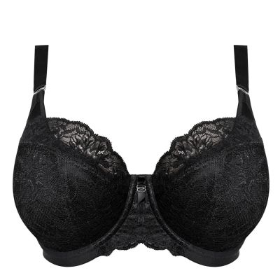 Elomi Brianna UW Padded Half Cup -rintaliivit Black Kaarituettu, topattu ns. puolikuppiliivi. 70-100, E-L EL8081-BLK