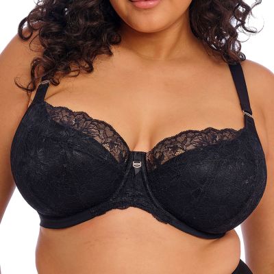 Elomi Brianna UW Padded Half Cup -rintaliivit Black Kaarituettu, topattu ns. puolikuppiliivi. 70-100, E-L EL8081-BLK