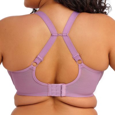 Elomi Brianna UW Padded Half Cup -rintaliivit - Heather Kaarituettu, topattu ns. puolikuppiliivi. 70-100, E-L EL8081-HER