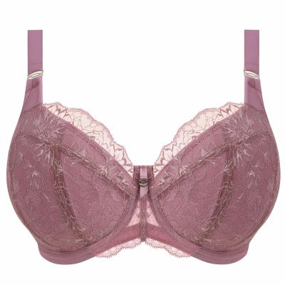 Elomi Brianna UW Padded Half Cup -rintaliivit - Heather Kaarituettu, topattu ns. puolikuppiliivi. 70-100, E-L EL8081-HER
